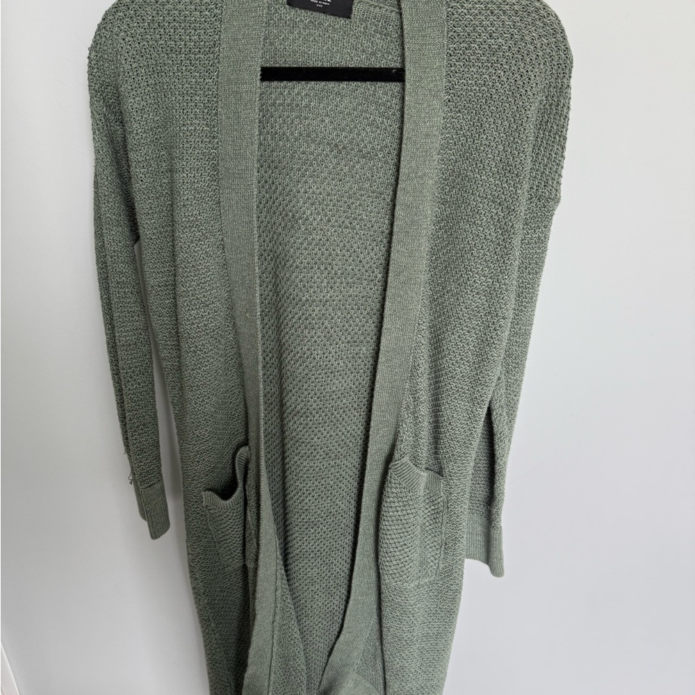 Able Sage Green Cardigan Sweater